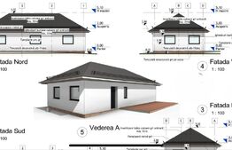 Casa 3 dormitoare, Campenesti, pe un singur nivel, cu priveliste