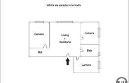 Vanzare apartament 4 camere, 66 mp, zona strazii Grigore Alexandrescu