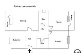 Apartament de vanzare cu 3 camere, 66 mp, decomandat, zona BRD,cu loc de parcare