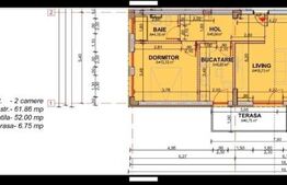 Apartament cu 2 camere, de vanzare, in Sanpetru - Brasov