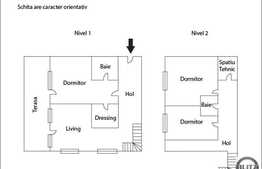 4 camere, decomandat, 158 mp, terasa 31 mp, zona strazii Plopilor