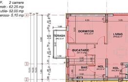 Apartament de 2 camere, de vanzare, in Sanpetru 