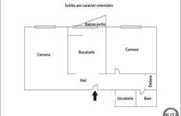 Apartament 2 camere, 49 mp, decomandat, boxa subsol, zona strazii Fabricii