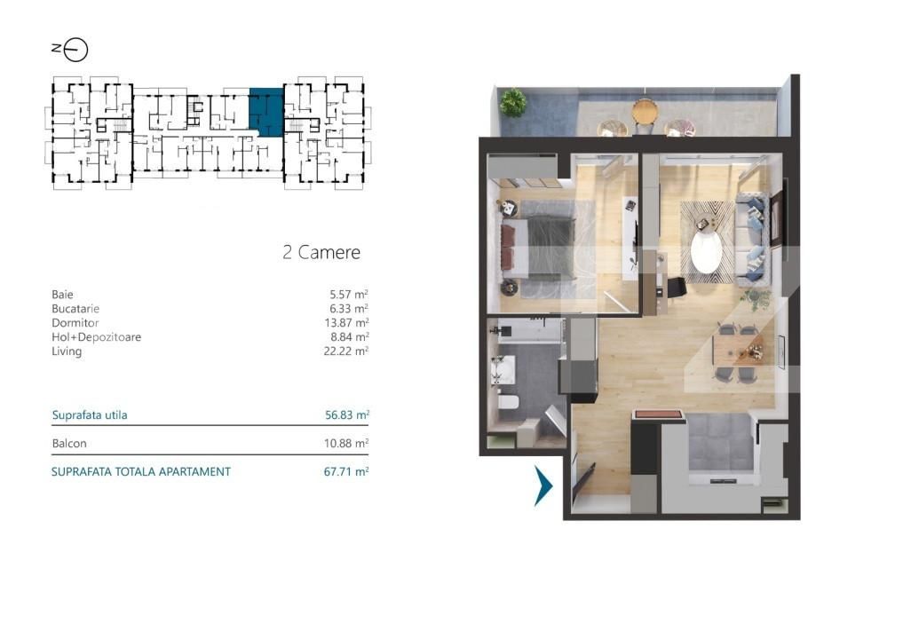 Apartament de vânzare 2 camere Marasti - 165484AV | BLITZ Cluj-Napoca | Poza7