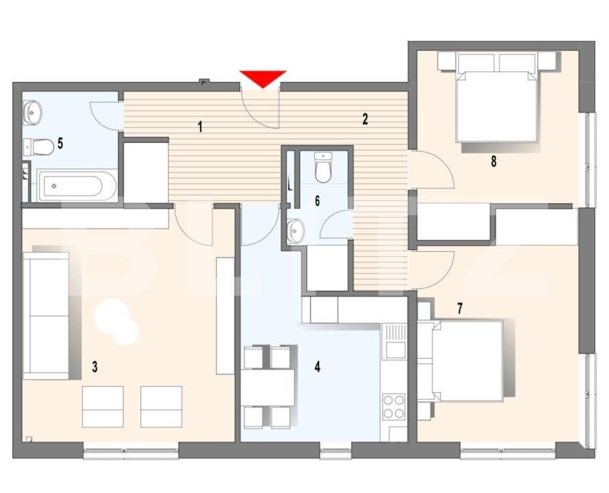 Apartament de vânzare 3 camere Zorilor - 165485AV | BLITZ Cluj-Napoca | Poza1