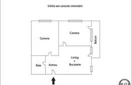 Vanzare apartament 3 camere, 57 mp, terasa, boxa subsol, zona strazii Buna Ziua