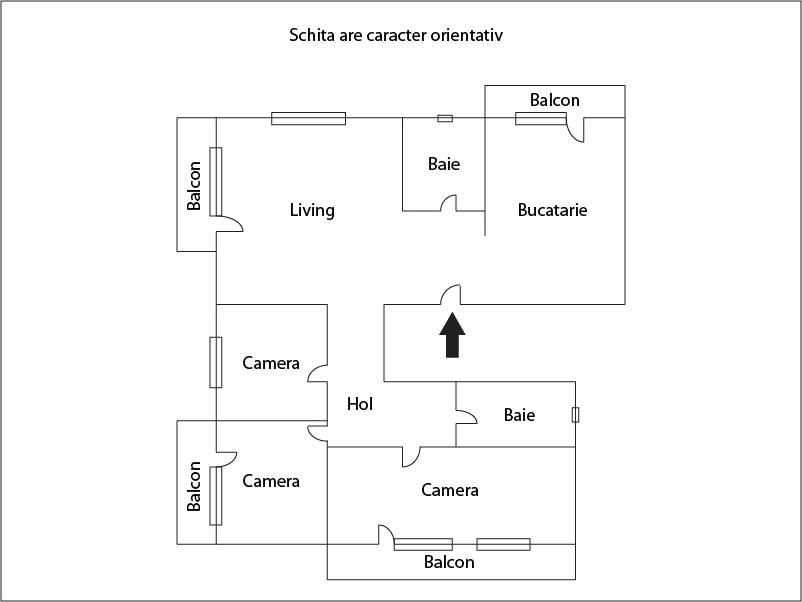 Apartament de vânzare 4 camere Central - 16555AV | BLITZ Cluj-Napoca | Poza1