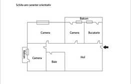 Apartament 4 camere de vanzare, 80 mp utili, zona Calea Floresti