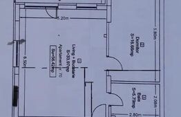 Apartament 2 camere, 56 mp, gradina, parcare, etaj intermediar, zona Vivo