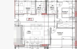 Apartament 3 camere, 2 bai, semidecomandat, Zona Cetatii