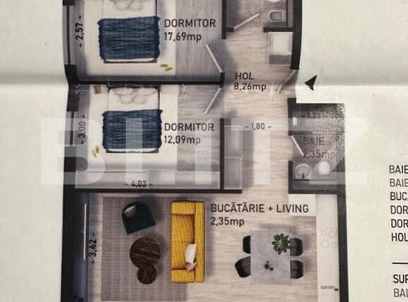 Apartament de vânzare 3 camere Baciu - 165717AV | BLITZ Cluj-Napoca | Poza20