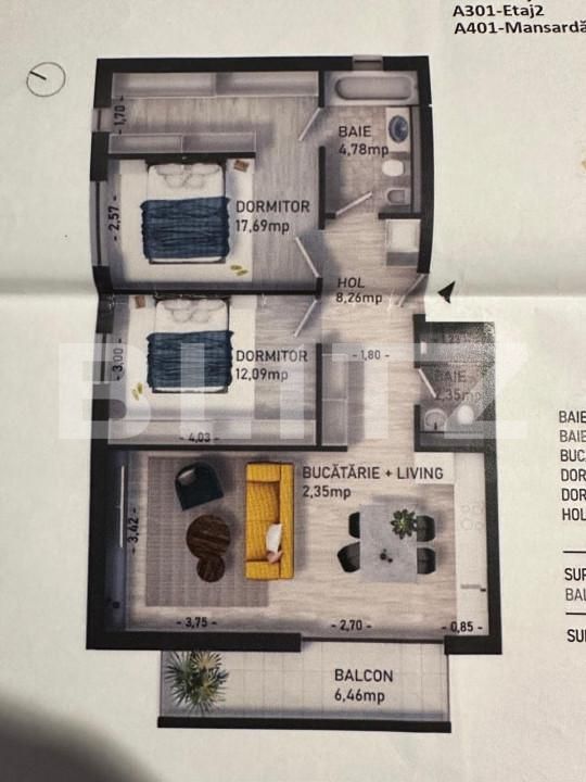 Apartament de vânzare 3 camere Baciu - 165717AV | BLITZ Cluj-Napoca | Poza20