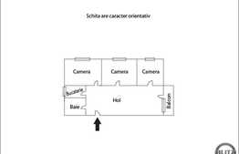 De vanzare apartament 3 camere, 87,8 mp, zona strazii Sitarilor