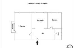 Vanzare apartament 2 camere, 55 mp, parcare, zona Grand Hotel Italia