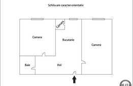 De vanzare apartament 2 camere, 45,2 mp, boxa subsol, zona strazii Mehedinti