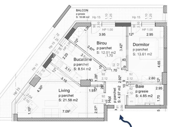 Apartament de vânzare 3 camere Tractorul - 165954AV | BLITZ Brașov | Poza4