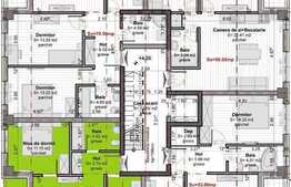 Vanzare apartament semifinisat, posibilitate RATE LA CONSTRUCTOR