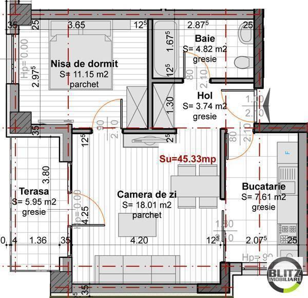 Apartament de vânzare 2 camere Gheorgheni - 166AV | BLITZ Cluj-Napoca | Poza1