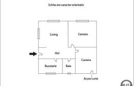 Vanzare apartament 3 camere, 80 mp, loc parcare, zona strazii Pintea Viteazul