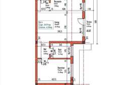 Vanzare apartament 2 camere, 55 mp, decomandat, semifinisat, zona Lidl