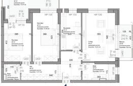 Penthouse de vanzare, cu 4 camere, 127 mp + balcon 15 mp, zona Tractorul 