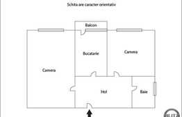 Vanzare apartament 2 camere, 54 mp, etaj intermediar, zona strazii Dambovitei