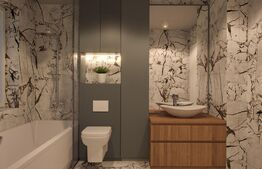 Apartament 3 camere, finisat, terasa generoasa, parcare si TVA inclus