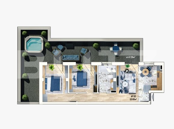 Apartament de vânzare 3 camere Apahida - 166263AV | BLITZ Cluj-Napoca | Poza5