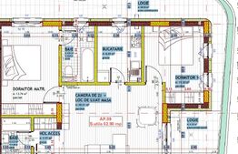 Apartament 3 camere, 2 bai,Etaj 1, Orientare Sudică ,lift, zona Eroilor