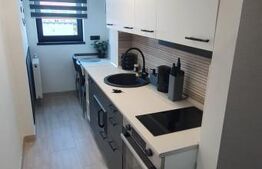 Garsoniera de 30 mp, mobilata lux, etaj 2, zona Tractorul centrala si aer co