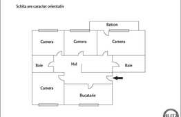 De vanzare apartament 4 camere,80 mp,garaj, boxa subsol, zona strazii Dambovitei