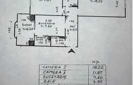 Vanzare apartament 2 camere, 54 mp, decomandat, complet mobilat