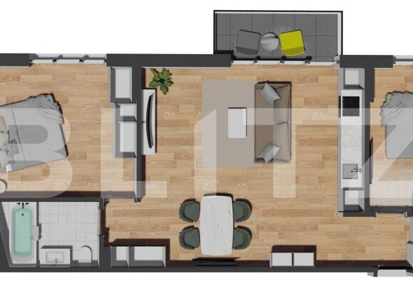 Apartament de vânzare 3 camere Floreşti - 166627AV | BLITZ Cluj-Napoca | Poza8