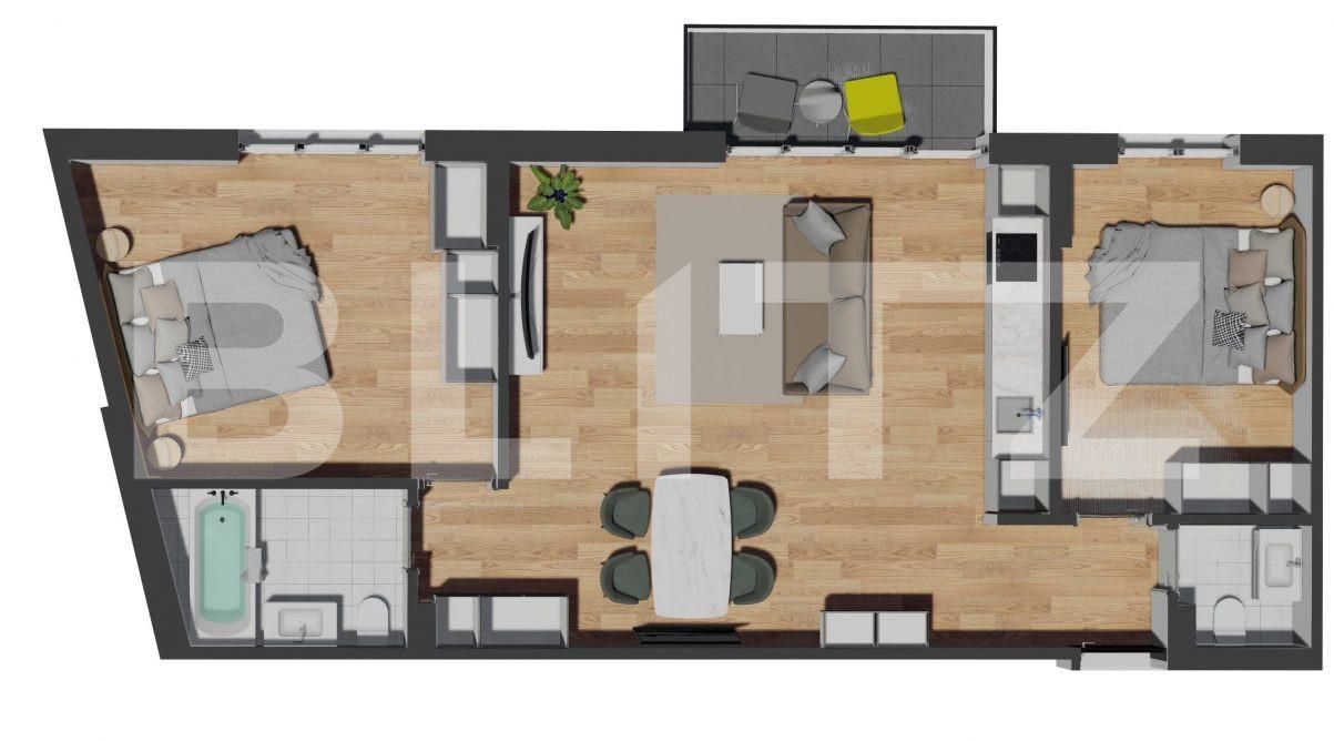 Apartament de vânzare 3 camere Floreşti - 166627AV | BLITZ Cluj-Napoca | Poza8