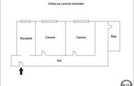 Vanzare apartament cu 2 camere, decomandat, 58 mp, zona strazii Florilor!