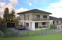 Casa cuplata, finalizata, 150mp, 4 dormitoare, 4 bai, demisol, Luna de Sus