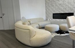 Apartament 2 camere, ultrafinisat, mobilat si utilta, 40 mp gradina si parcare