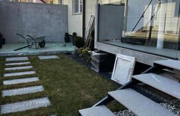 Apartament 2 camere, ultrafinisat, mobilat si utilta, 40 mp gradina si parcare