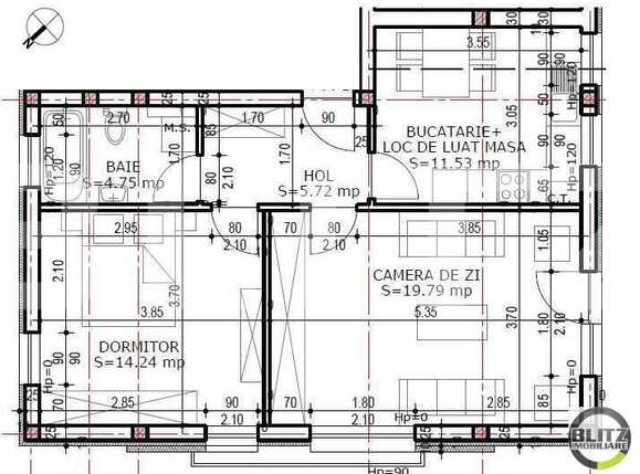 Apartament de vânzare 2 camere Borhanci - 16673AV | BLITZ Cluj-Napoca | Poza3