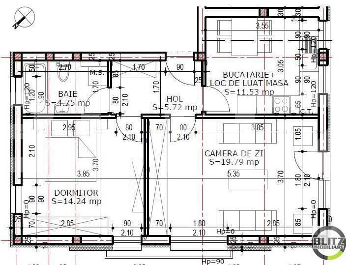 Apartament de vânzare 2 camere Borhanci - 16673AV | BLITZ Cluj-Napoca | Poza3