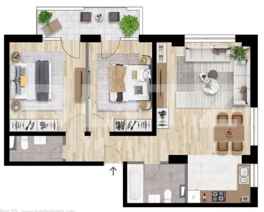 Apartament de vânzare 3 camere Intre Lacuri - 166825AV | BLITZ Cluj-Napoca | Poza1