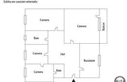 4 camere, 86 mp, mobilat, etaj intermediar, zona strazii Brancusi