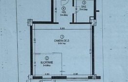 Apartament cu 1 camera, 39 mp, Zorilor 