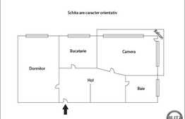 Vanzare apartament 2 camere, 55,08 mp, terasa, zona Calea Baciului