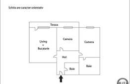 De vanzare apartamnet cu 3 camere, 86,20 mp, terasa, zona 14 Iulie