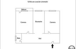 Vanzare apartament 2 camere, 58 mp, decomandat, zona strazii Eroilor!