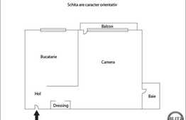 Vanzare apartament cu 1 camera, decomandat, 40 mp, zona sensului giratoriu!