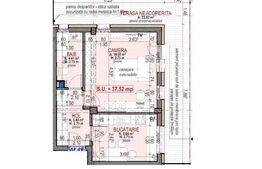 Apartament 2 camere, 38mp, garaj, terasa, zona Terra