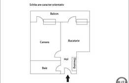 Apartament cu 1 camera, zona strazii Eroilor, cu loc de parcare