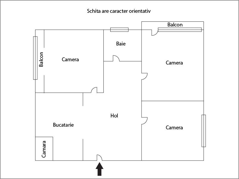 Apartament de vânzare 3 camere Manastur - 16741AV | BLITZ Cluj-Napoca | Poza1